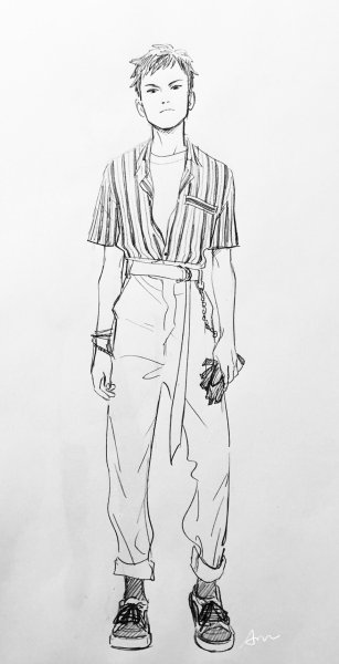 Наброски в полный рост