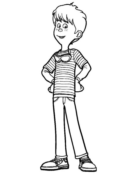 Человек карандашом в полный рост