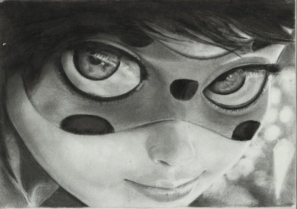 Леди баг и супер кот для срисовки