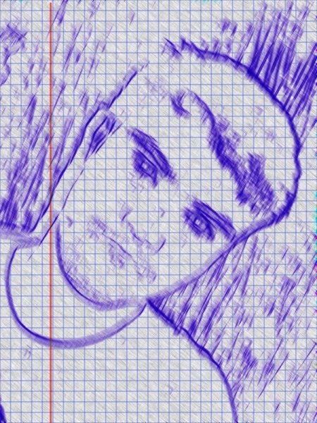 Рисование шариковой ручкой