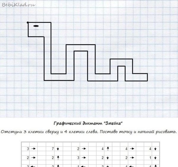 Рисунки по клеточкам в тетради для начинающих