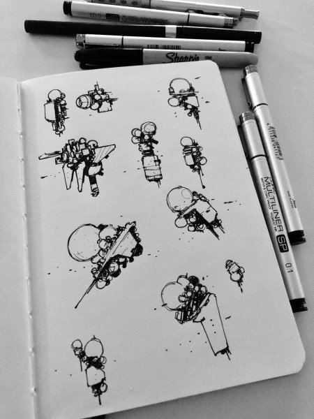 Рисунки для скетчбука маркерами легкие маленькие