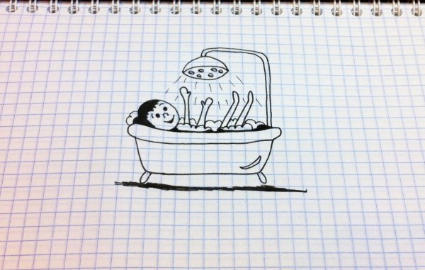 Рисунок ручкой легкий