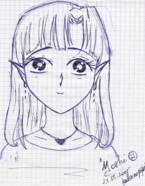 Аниме ручкой