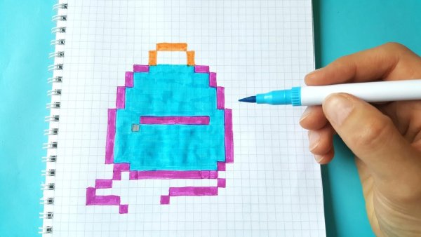 Портфель по клеточкам