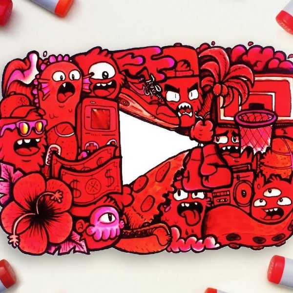 Рисунки маркерами для начинающих