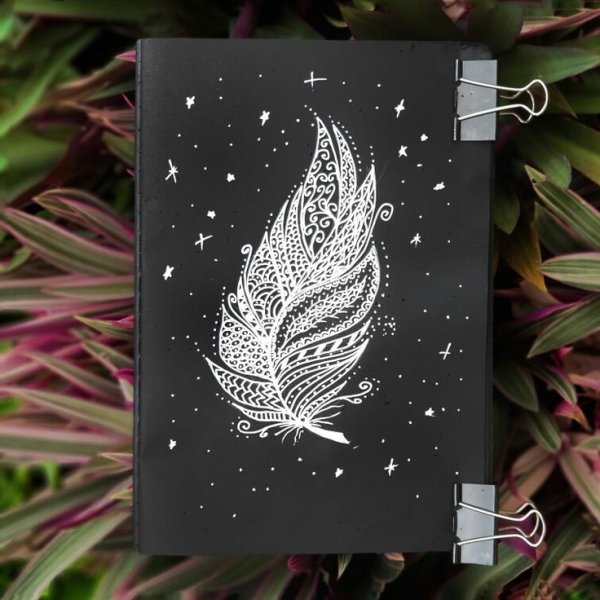 Рисование на черной бумаге