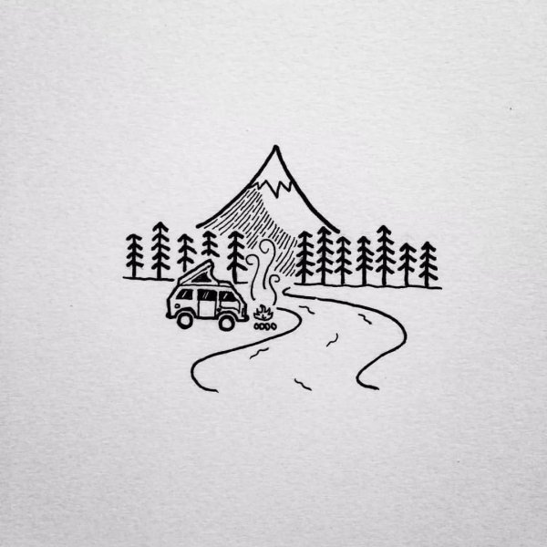 Рисунки в стиле Минимализм