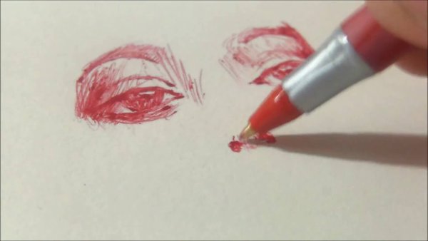 Рисунки ручкой легкие