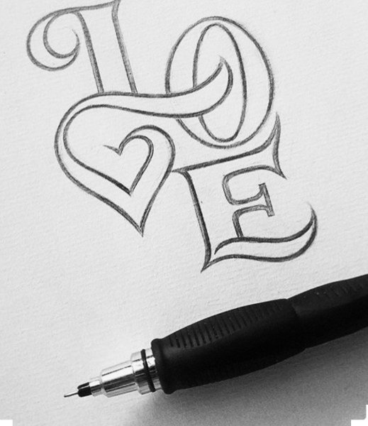 Рисунок ручкой легкий