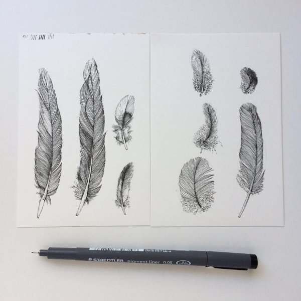 Наброски пером