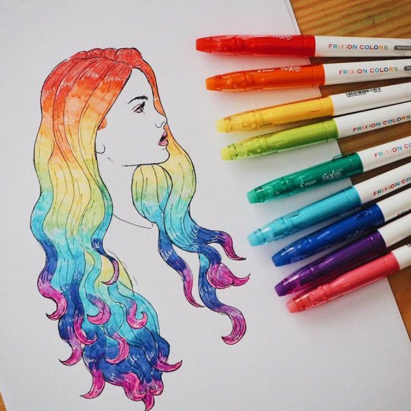 Рисунки цветные легкие