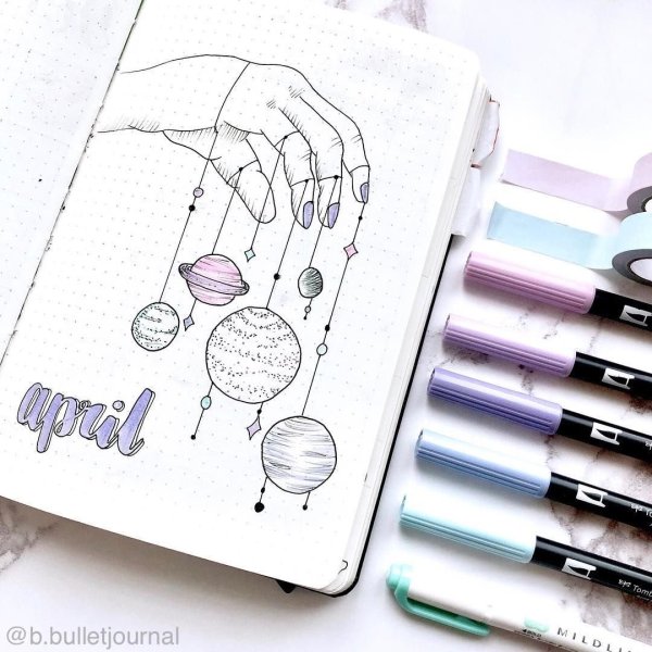 Рисунки для скетчбука фломастерами лёгкие