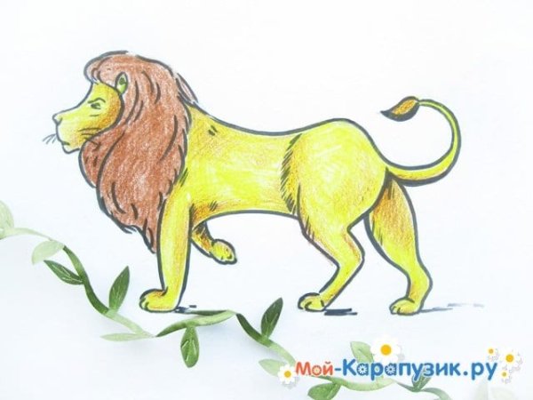 Скетчинг Король Лев