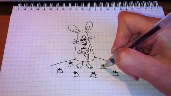 Рисунки несложные за минуту