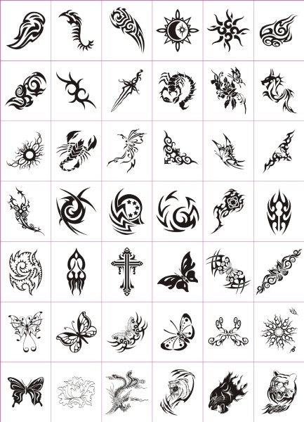 Маленькие тату