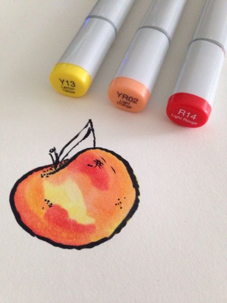 Рисунки маркерами