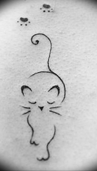 Тату кошки лёгкие