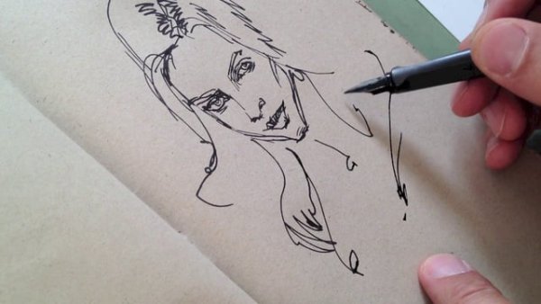 Перьевая ручка для рисования