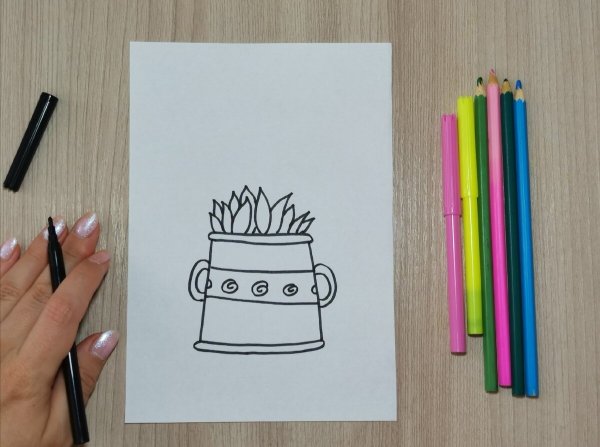 Маленькие рисунки легкие фломастерами