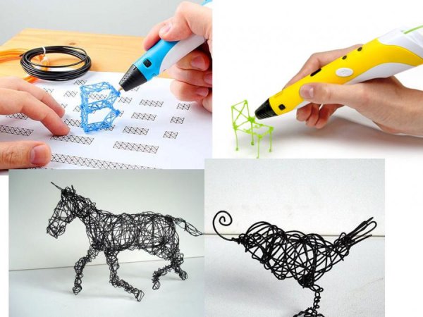 3д ручка 3doodler start, подарочный набор дизайнер