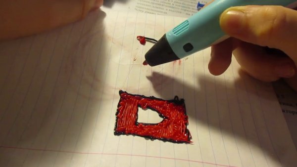 Лёгкие рисунки 3д ручкой