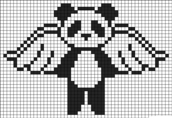 Рисунки по клеточкам в тетради