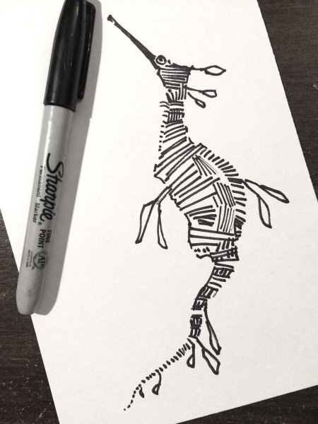 Рисунки маркерами