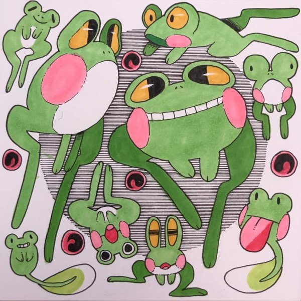 Рисунки маркерами сложные и красивые