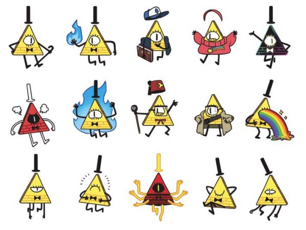 Рисунки Гравити Фолз Билл