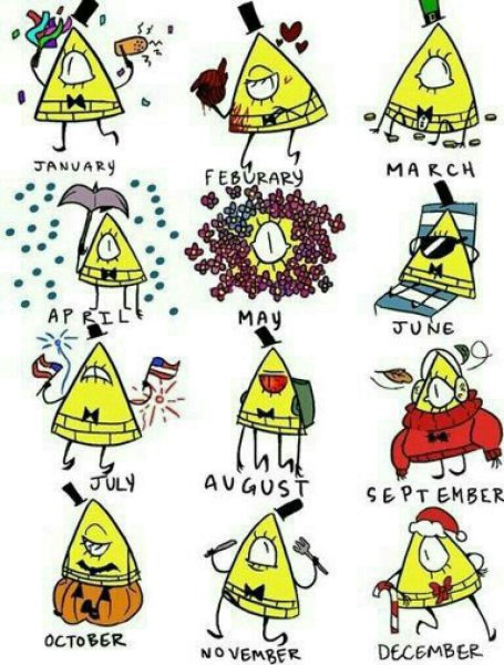 Наклейки Билл Сайфер