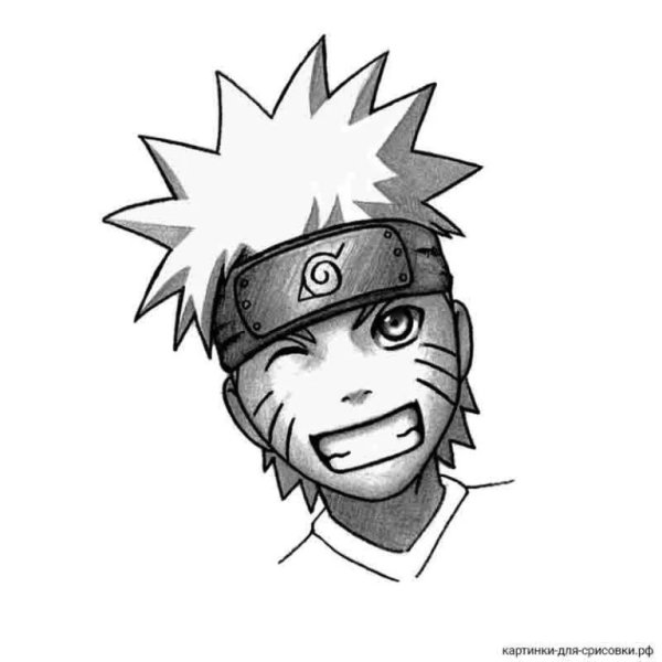 Какаши аниме Наруто легко