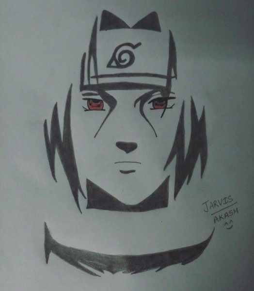 Рисунки Итачи легкие