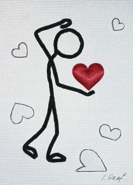 Рисунки для срисовки сердечки