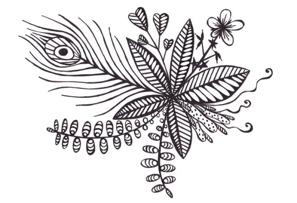 Рисование гелевой ручкой