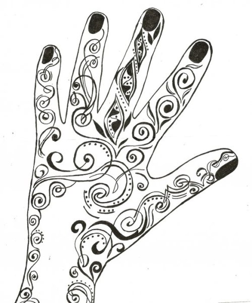 Рисование цветными ручками