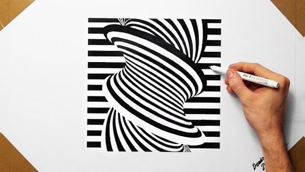 Иллюзии карандашом