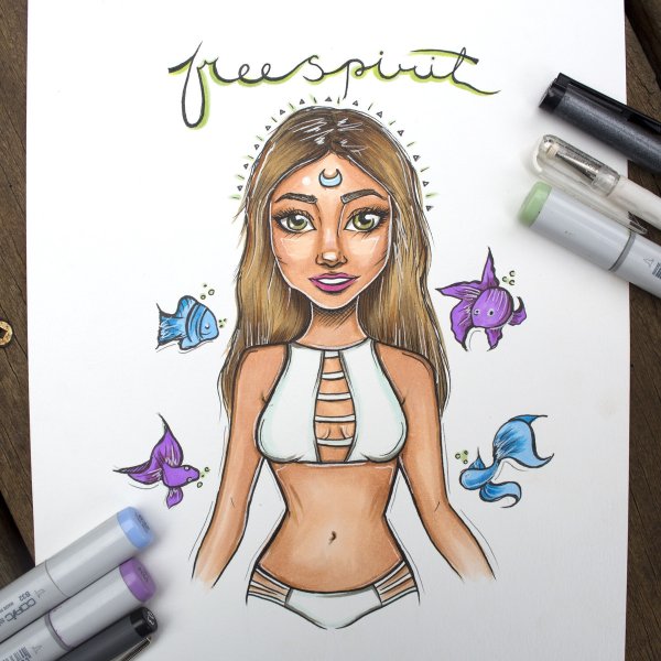 Копик маркерами Lighane Драконий глаз