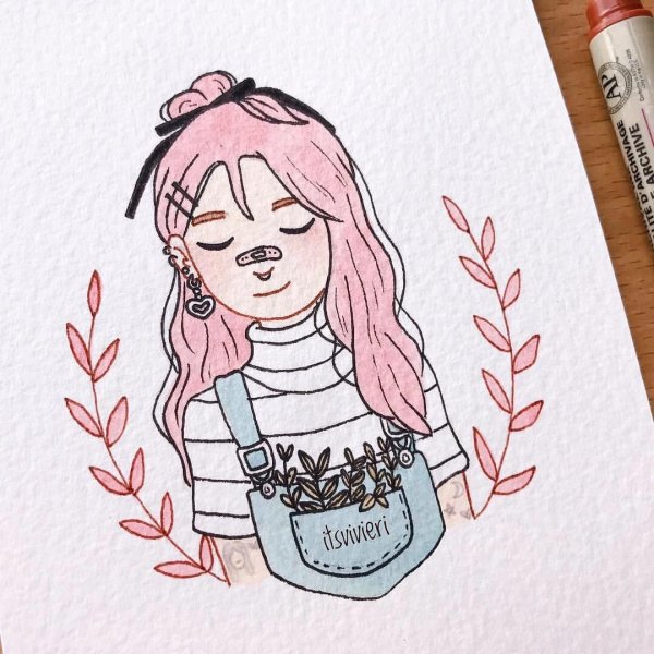 Красивые рисунки фломастерами