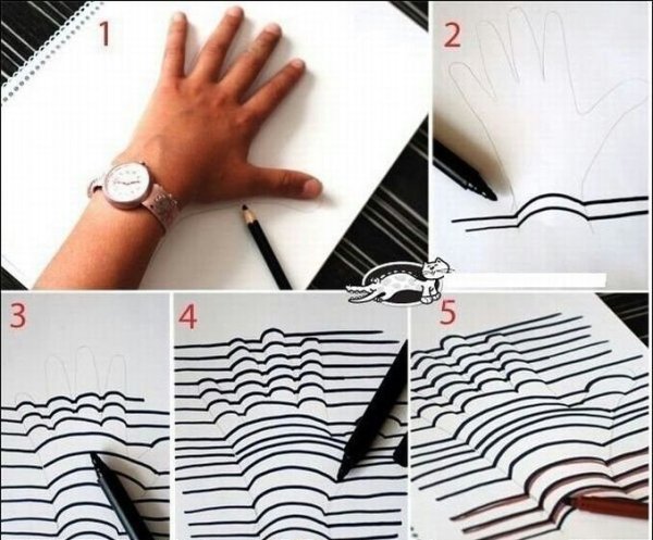 Объемные рисунки