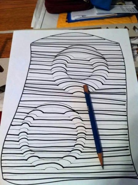 Объемные рисунки