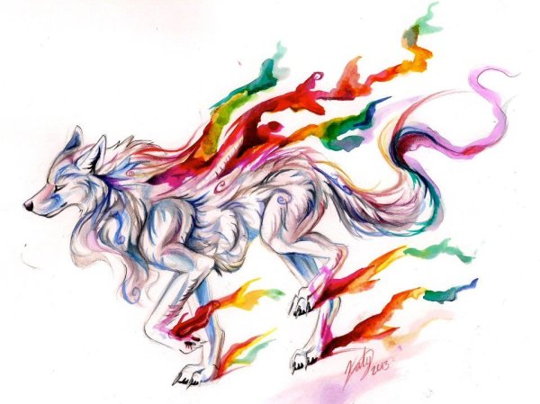 Иллюстрации Кэти Липскомб волки