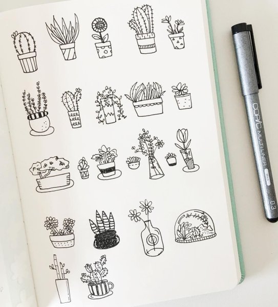 Маленькие рисунки для скетча