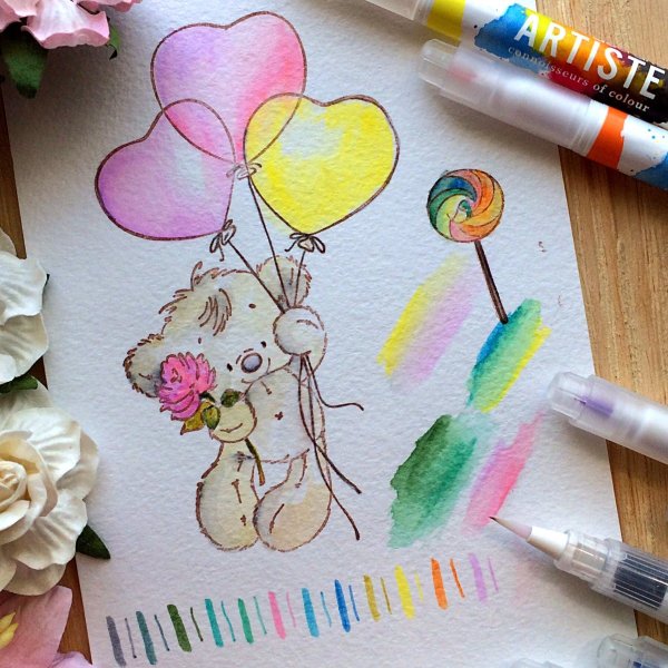 Рисунки фломастерами