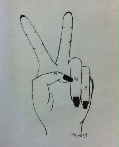 Картинки для срисовки руки