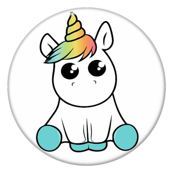 Раскраски милые Единорожки