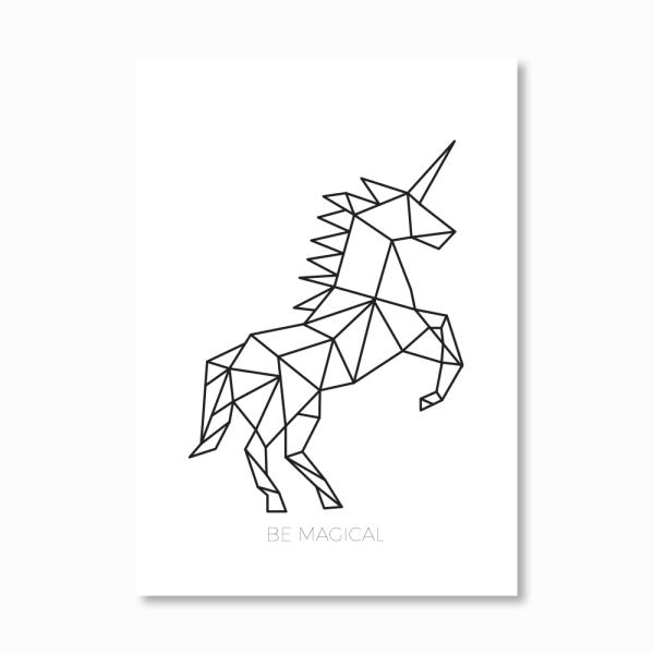 Геометрический Единорог