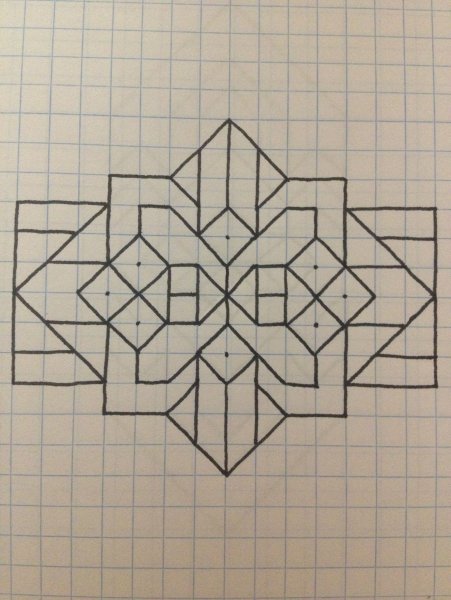 Рисунки по клеточка марандашом