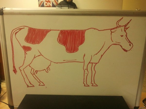 Красивые рисунки на доске фломастером