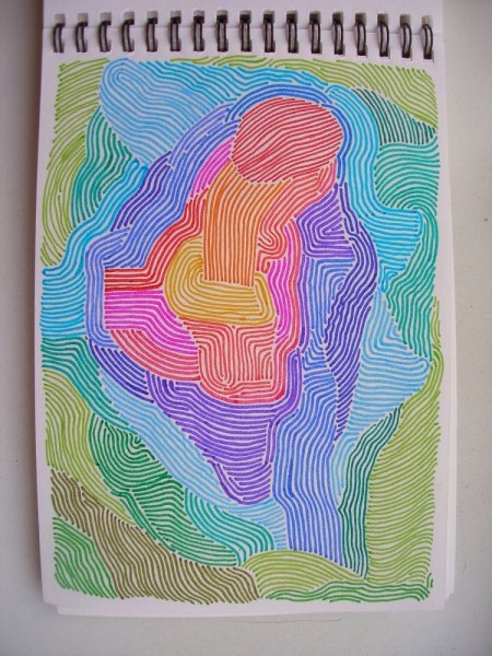 Картины фломастерами